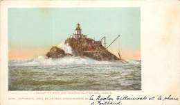 CARTE POSTALE : OREGON . PORTLAND . TILLAMOOK ROCK AND LIGHTHOUSE . - Portland