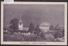 Courtelary - Temple Et Orphelinat ; Ca 1918 (13´907) - Court