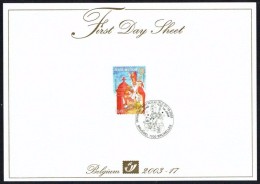 FDS 2003 - 17 - COB N° 3210 - Saint-Nicolas Postant Des Jouets - Sinterklaas Post Speelgoed. - 1999-2010