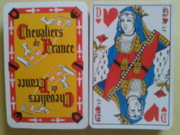 LES CHEVALIERS DE FRANCE (collections Vins). Jeu De 32 Cartes. Usagé Sans étui - 32 Cards