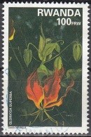 Rwanda 1995 Michel 1466A O Cote (2005) 5.75 Euro Lys Gloriosa Superba Cachet Rond - Gebruikt