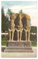 Egypt - Ismailia - Groupe Ramses II à Pithom - Ed. Ephtimios Frères Port Saïd - Cpa 1911 Colorisée - Ismailia