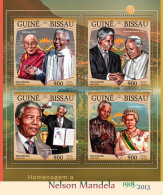 GUINEA BISSAU 2016 ** Dalai Lama Nelson Mandela M/S - OFFICIAL ISSUE - A1627 - Hinduismus