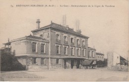 91 - BRETIGNY SUR ORGE - La Gare Embranchement De La Ligne De Vendôme - Bretigny Sur Orge