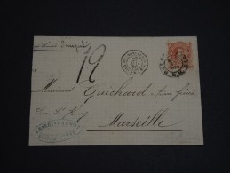 ARGENTINE - Env Pour Marseille Oblit Buenos Aires Cad PAQ N°6 + Taxe 12 - Mai 1876 - A Voir - P20165 - Briefe U. Dokumente
