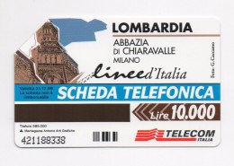 37237 - Scheda Telefonica Telecom Italia  - Abbazia Di Chiaravalle Milano - Otros & Sin Clasificación