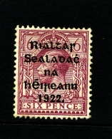 IRELAND/EIRE - 1922 6d. OVERPRINTED THOM  MINT SG 14 - Neufs