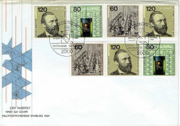 Germany - Mi-Nr 1215/1217 Zdr FDC (N394)- - 1981-1990