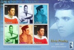 Bloc Du LIBERIA De 2007 - Elvis Presley 1935-1977 (§) - Elvis Presley