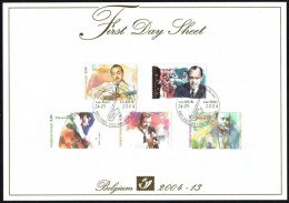 FDS 2004 - 13 - COB N° 3284/88 - Jazz Belge - Belgische Jazz. - 1999-2010