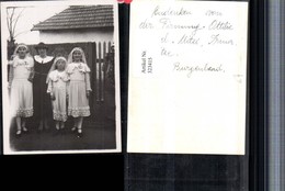 323415,Foto AK Burgenland Firmung Konfirmation Weiße Kleider Schleier Gruppenbild - Kommunion