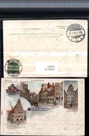 324856,Litho Bremen Wappen Rats-Waage Schüsselkorb Essig-Haus Mehrbildkarte - Other & Unclassified