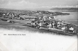 SAINT-BLAISE → Dorfansicht Mit Bahnhof, Ca.1910 - Saint-Blaise