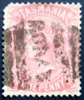 TASMANIA 1878 1d Queen Victoria USED Perforation:14 Scott60 CV$2.80 - Used Stamps