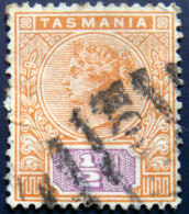 TASMANIA 1892 1/2d Queen Victoria USED Scott76 CV$4 - Oblitérés