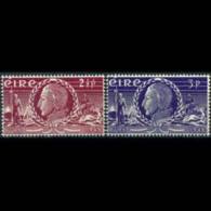IRELAND 1948 - Scott# 135-6 T.W.Tone Set Of 2 MNH - Unused Stamps