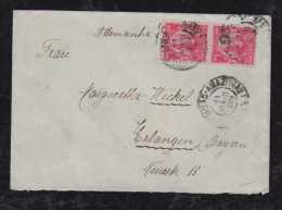 Brazil Brasil 1913 Cover CONCEICAO AMAZONAS To ERLANGEN Germany - Briefe U. Dokumente