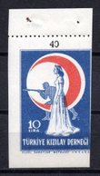 1946 TURKEY RED CRESCENT AID STAMP FISCAL MNH ** - Timbres De Bienfaisance