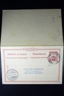Kamerun Postkarte  P11 Victoria To Meerane 1907 - Camerún
