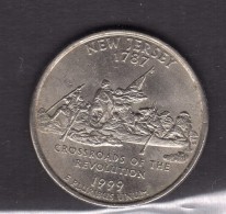 1999-new Jersey Quarter Dollar - 1999-2009: State Quarters