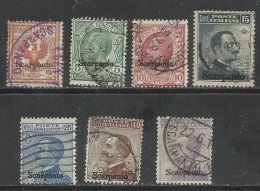 EGEO 1912 SCARPANTO SERIE COMPLETA COMPLETE SET USATA USED OBLITERE´ - Egée (Scarpanto)