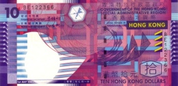 Hong Kong 10 Dollars 2002, UNC, P-400a, HK B719a - Hong Kong