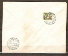 1931 Vaticano Vatican 25c GIALLINO Serie Su Busta Annullo 10/11/46 - Paketmarken