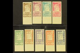 1943 Union Complete IMPERF Set Inc Airs (Yvert 266/70 & 97/100, SG 367/75), Never Hinged Mint Matching Bottom... - Siria