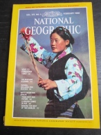 NATIONAL GEOGRAPHIC Vol. 157, N°2 1980 : Tibet - Tunisie - White Mountain Apache (sans La Carte Annoncée) - Géographie