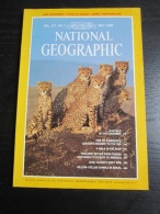 NATIONAL GEOGRAPHIC Vol. 157, N°5 1980 :  Cheetahs Of The Serengeti - The St Lawrence - Thailand - Long Island - Geografía