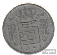 Belgien KM-Nr. : 130 1945 Sehr Schön Zink Sehr Schön 1945 5 Francs Leopold III. - 5 Francs