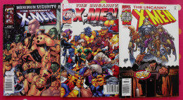 3 Numéros De The Uncanny X-Men En Anglais. Marvel Comicsk N° 383,385,387 De 2000. - XMen