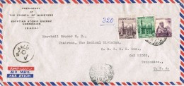 18753. Carta Aerea EL CAIRO (Egypt) Egipto 1953. CENSURA, Censor Mark - Briefe U. Dokumente