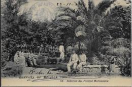 CPA Espagne Campagne De Melilla 1909 Cachet écrite - Melilla