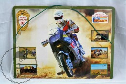 Rally Dakar 1987 - Paris - Alger - Dakar - Spanish Sticker Album/ Folder - Tarjetas