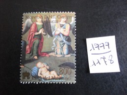 Vatican - Année 1999 - Enfant Jésus Et 2 Anges - 800 Lires - Y.T. 1178 - Oblitéré - Used - Gestempeld - Used Stamps