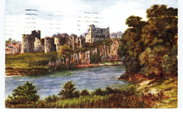 Chepstow Castle Posted Monmouth 1956 Wilding To Northumberland - Monmouthshire