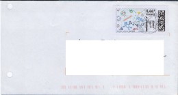 Montimbrenligne Dessin D'enfant 0.66 Lettre Verte Sur Enveloppe - Printable Stamps (Montimbrenligne)
