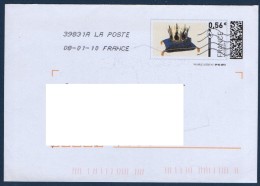 Montimbrenligne Couronne 0.56 Sur Enveloppe Oblitéré 09/01/10 - Printable Stamps (Montimbrenligne)