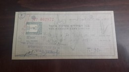 Israel-the Workers Bank Limited-(number Chek-402872)-(41lirot)-1946 - Israel