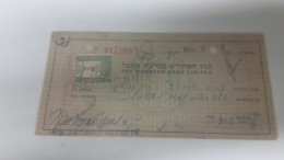 Israel-the Workers Bank Limited-(number Chek-417308)-(310.40lirot)-1946 - Israel