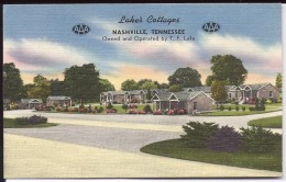 NASHVILLE (USA - Tennessee) - CP - Lake's Cottages On U.S. Hi-way 41 And 70 S - Nashville