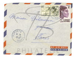 VEND BEAUX TIMBRES D ' OCEANIE N°193 + 197 , SUR LETTRE !!!! - Storia Postale