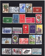 24 TIMBRES EUROPA FRANCE  OBLITERES 1ER CHOIX - Collezioni