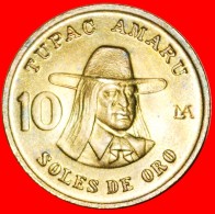 § HAT: PERU ★ 10 SOLES OF GOLD 1978 MINT LUSTER! LOW START★ NO RESERVE! Amaru (1545-1572) - Pérou