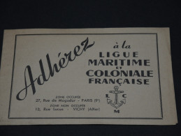 FRANCE - Carnet "Adhérez à La Ligue Maritime Et Coloniale Française " De La 1ère Série De La Tunisie - Luxe - P20408 - Blokken & Postzegelboekjes