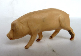 FIGURINE CLAIRET  - ANIMAUX ANIMAL DE LA FERME - COCHON Debout Pas Starlux INCOMPLET - Cochons