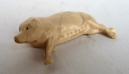 FIGURINE CLAIRET  - ANIMAUX ANIMAL DE LA FERME - COCHON Couché (1) Pas Starlux - Cerdos