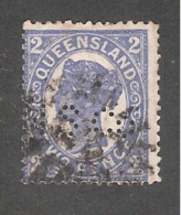 Perfin Australia Queensland Stanley Gibbons AU-QU 234  HS Co  Howard Smith Company Limited - Used Stamps