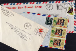 B0005 HONG KONG, 3 Covers - Lettres & Documents